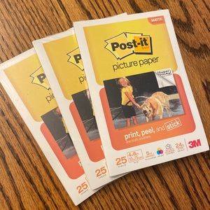 Post-It Picture Paper - 75 sheets - print, peel, and stick